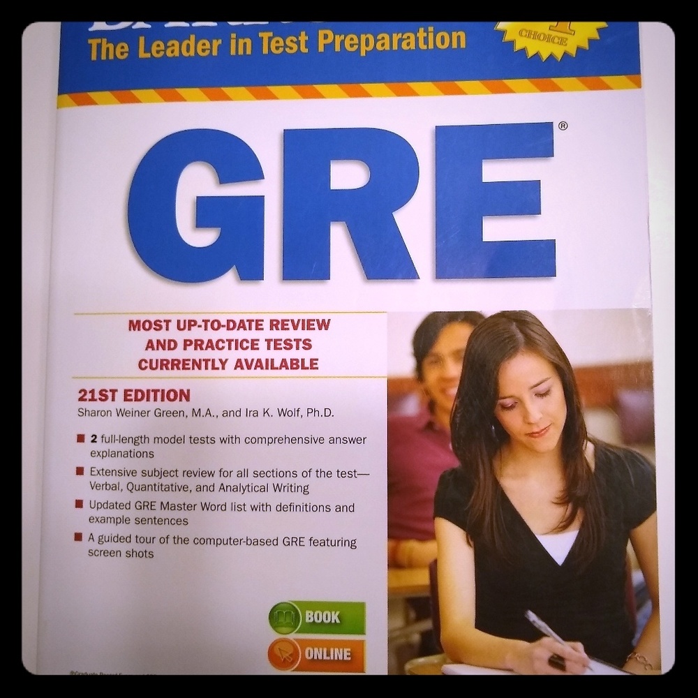 Barron's GRE Study Guide Book